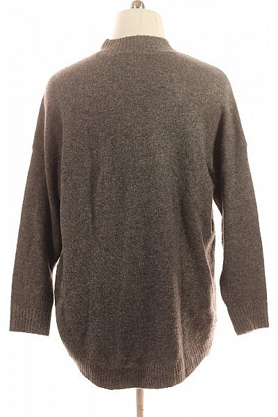 VERO MODA Dámský šedý rolák volný pletený teplý basic přes hlavu Velikost XL | VERO MODA | obrázek 2
