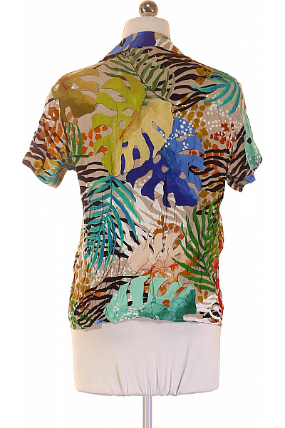 DESIGUAL Dámská košile s krátkým rukávem vzorovaná havajská ležérní Velikost S | DESIGUAL | obrázek 2