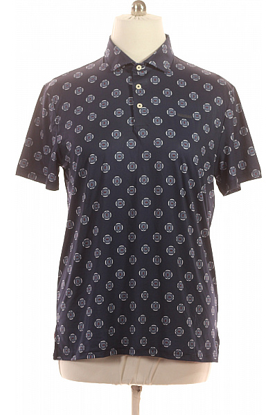 Ralph Lauren Polo Tričko Pánské Tmavě Modré Vzor Krátký Rukáv Vel. l | Ralph Lauren | obrázek 2