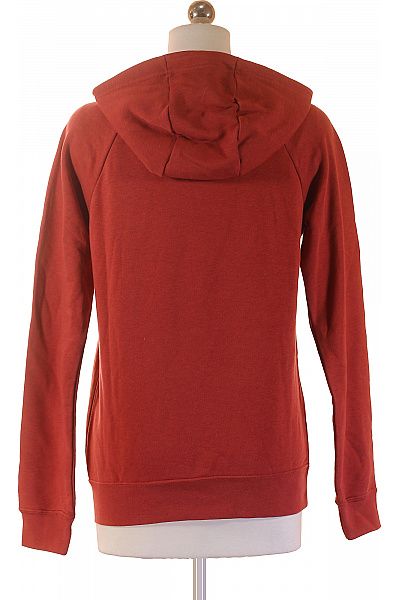 Nike Dámská bavlněná červená mikina s kapucí a potiskem klokaní kapsou Velikost xs | Nike | obrázek 2