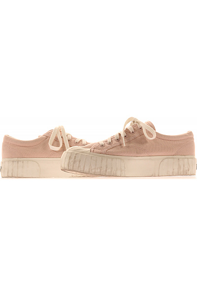 Superga růžové plátěné tenisky na platformě šněrovací volnočasové Vel. 40 | Superga | obrázek 5