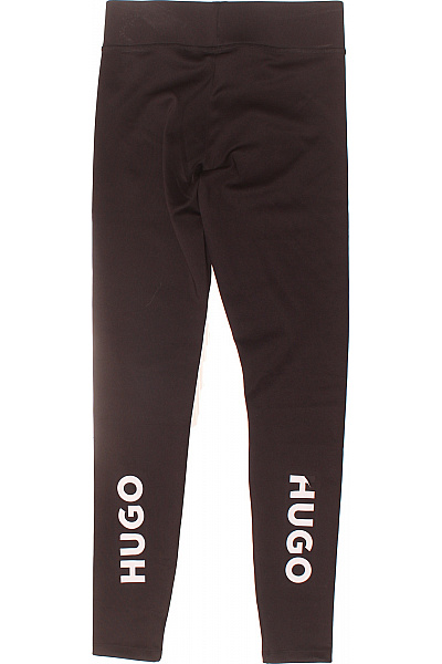 Hugo Boss Dámské tmavě hnědé sportovní legíny s vysokým pasem strečové na cvičení Velikost s | Hugo Boss | obrázek 2