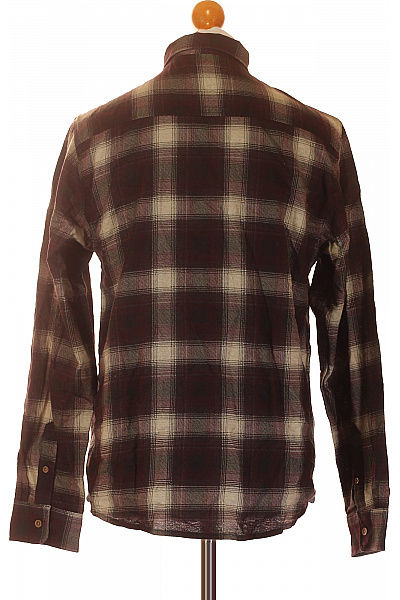 BRAVE SOUL Pánská bavlněná flanelová kostkovaná košile s dlouhým rukávem ležérní outdoor Vel. M | BRAVE SOUL | obrázek 3