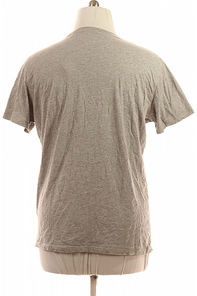 U.S.POLO ASSN. Pánské šedé tričko s krátkým rukávem a výšivkou basic Velikost XXXL | U.S.POLO ASSN. | obrázek 2