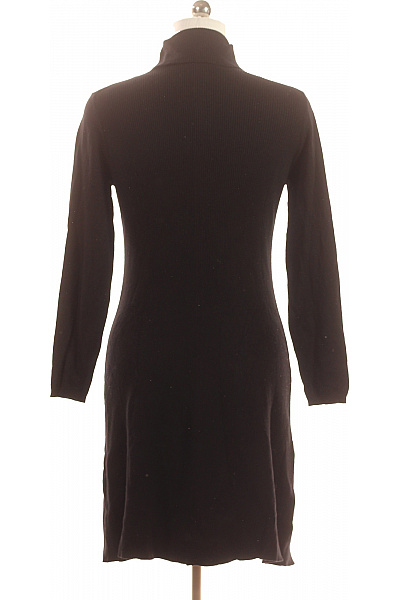 COMMA Dámské černé pletené šaty s rolákem Velikost 38 | COMMA | obrázek 2