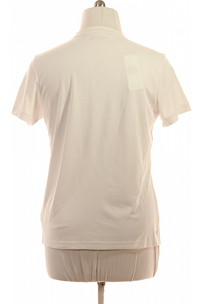 Lascana Pánské bílé tričko s krátkým rukávem a vertikálním nápisem Vel. l | Lascana | obrázek 2