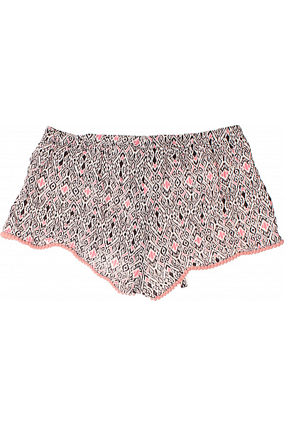 Dámské letní šortky vzorované růžové s pompony Vel. m | Unimoda | obrázek 3