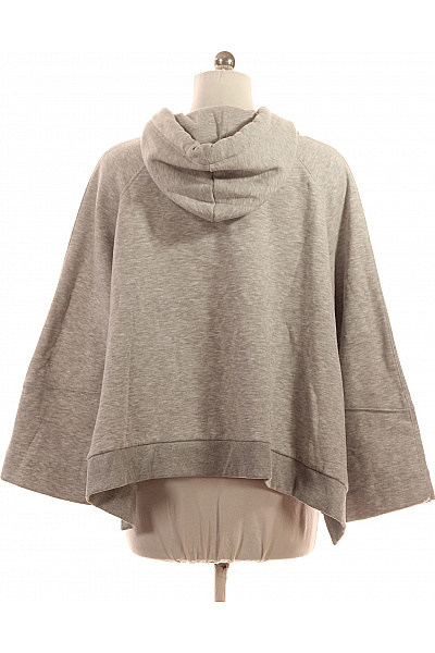 Smith & Soul Dámská šedá polyesterová mikina s kapucí crop oversized streetwear Vel. m | Smith & Soul | obrázek 2