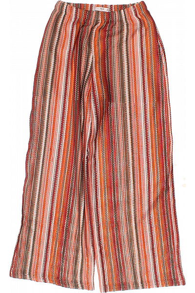 MANGO Dámské dlouhé pletené volné kalhoty s pruhy letní pohodlné Velikost XXS | MANGO | obrázek 2