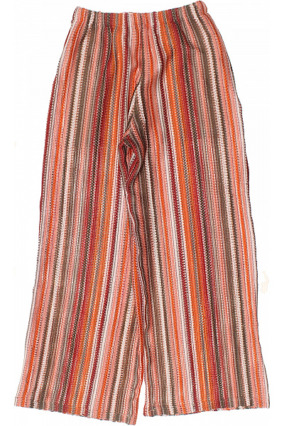 MANGO Dámské dlouhé pletené volné kalhoty s pruhy letní pohodlné Velikost XXS | MANGO | obrázek 3