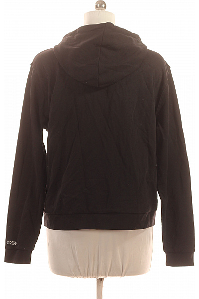 La Martina Dámská bavlněná černá mikina s kapucí na zip streetwear s výšivkou Vel. 5 | La Martina | obrázek 3