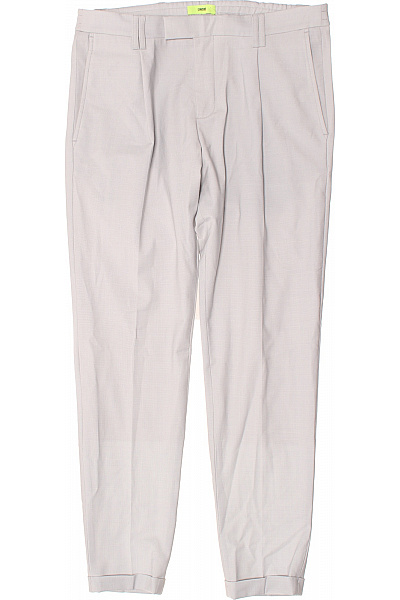 CINQUE Pánské Společenské Kalhoty Světle Béžové S Puky Volné Vel. 48