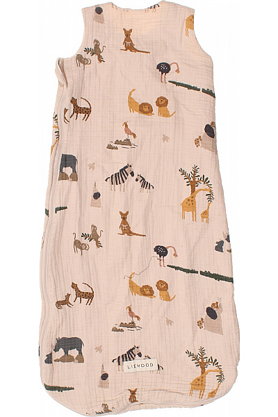 liewood Dupačky Kojenci Světle Růžové Džungle Zvířata Plátno Bez Rukávů | liewood | obrázek 2