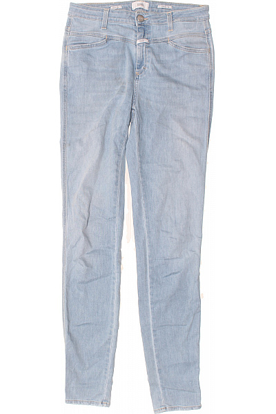 CLOSED Dámské Světle Modré Strečové Džíny Slim Fit Seprané Vel. 27