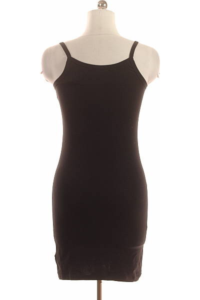 richmond Černé bavlněné upnuté mini šaty na ramínka třpytivé Vel. m | richmond | obrázek 2