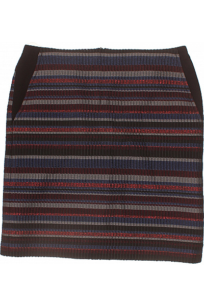 TAIFUN Dámská pouzdrová mini sukně pruhovaná žebrovaná podzimní Velikost L | TAIFUN | obrázek 2