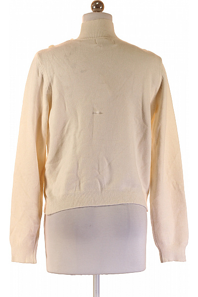 Carolina Cavour Pulovr s flitry a rolákem béžový pletený elegantní Velikost s | Carolina Cavour | obrázek 2