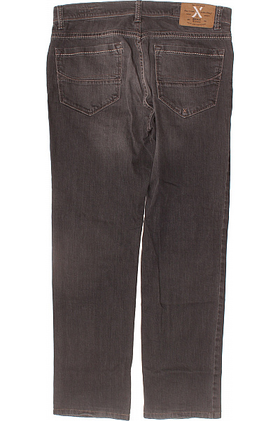 Style Pánské bavlněné džíny tmavě šedé seprané rovné kapsy Vel. M | Style | obrázek 2