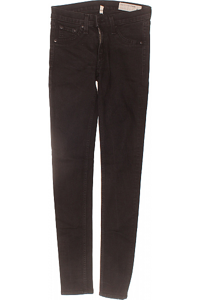 Dívčí skinny džíny černé úzké slim fit Vel. 26 | Unimoda | obrázek 2