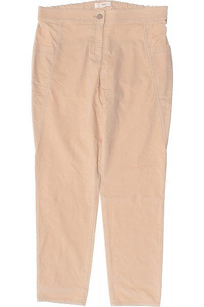 BRAX Béžové manšestrové kalhoty s vysokým pasem rovné ležérní pohodlné Vel. L | BRAX | obrázek 2