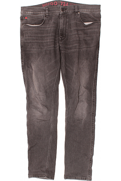 Hugo Boss Pánské Rovné Džíny Šedé Vel. 33/32