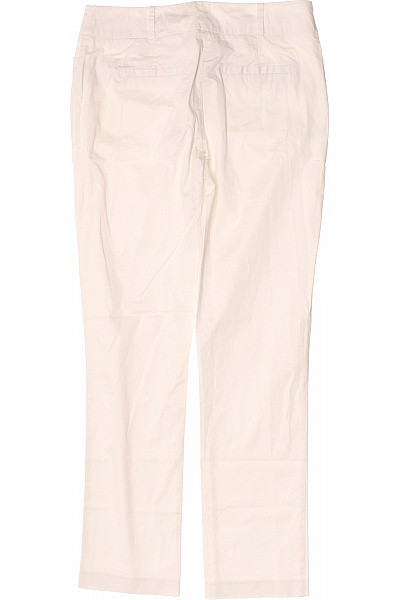 COMMA Bílé bavlněné volnočasové kalhoty rovné s kapsami Velikost 36 | COMMA | obrázek 3