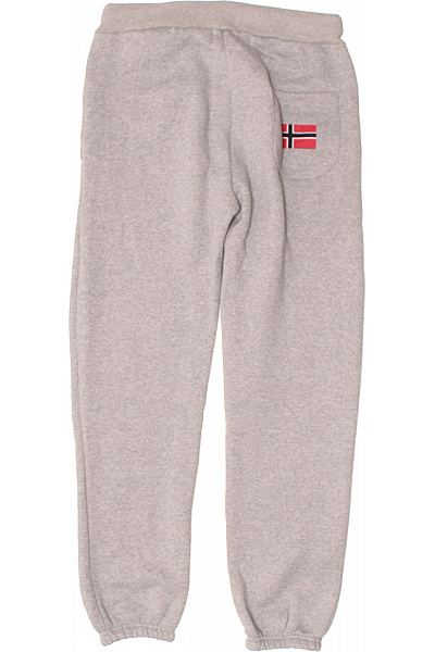 Geographical Norway Pánské šedé tepláky s potiskem a kapsami volné pohodlné Vel. l | Geographical Norway | obrázek 2