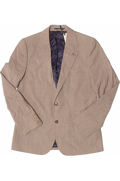 DOUGLAS HAYWARD Pánský béžový oblek svislý proužek sako kalhoty Vel. 50 | DOUGLAS HAYWARD | obrázek 2