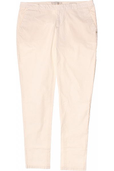 Scotch & Soda Béžové Bavlněné Volnočasové Kalhoty Rovné S Kapsami Vel. 30/32