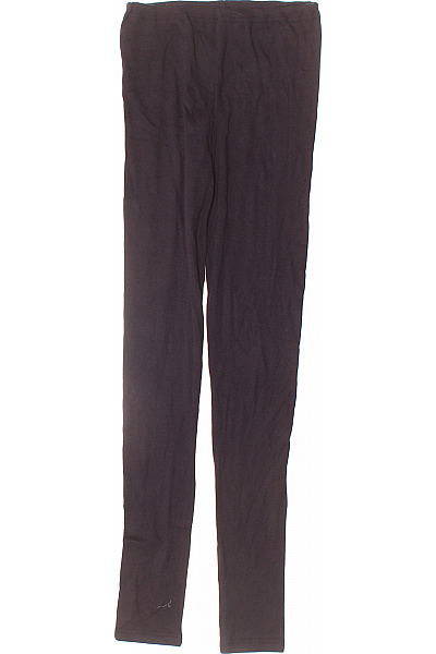 Sweet Girl Dívčí Legíny Tmavě Hnědé Jednobarevné Slim Fit Sportovní Velikost 164