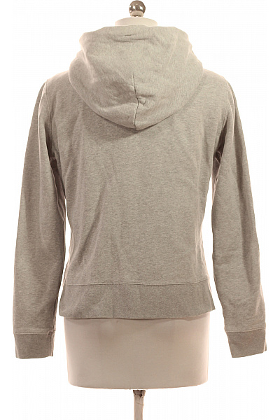 TOMMY HILFIGER Dámská šedá mikina s kapucí a výšivkou na zip Vel. s | TOMMY HILFIGER | obrázek 2