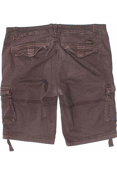 Eight2Nine Pánské bavlněné cargo kraťasy volnočasové hnědé vintage s kapsami Vel. 36 | Eight2Nine | obrázek 3