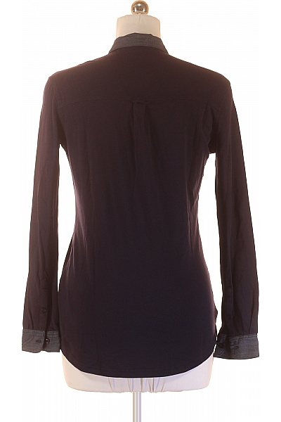 U.S.POLO ASSN. Dámské bavlněné polo tričko dlouhý rukáv tmavě modré s výšivkou Vel. m | U.S.POLO ASSN. | obrázek 2