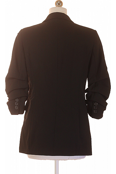 Rofa Fashion Group Dámský polyesterový černý dvouřadý elegantní business blejzr prodloužený Velikost 36 | Rofa Fashion Group | obrázek 3