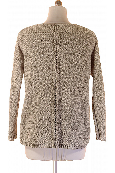 Marks & Spencer Dámský béžový pletený pulovr s výstřihem do V lehký Velikost XL | Marks & Spencer | obrázek 2