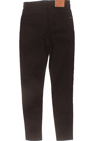 Kings of Indigo Dámské bavlněné černé džíny skinny strečové klasické s kapsami Vel. 28/32 | Kings of Indigo | obrázek 2