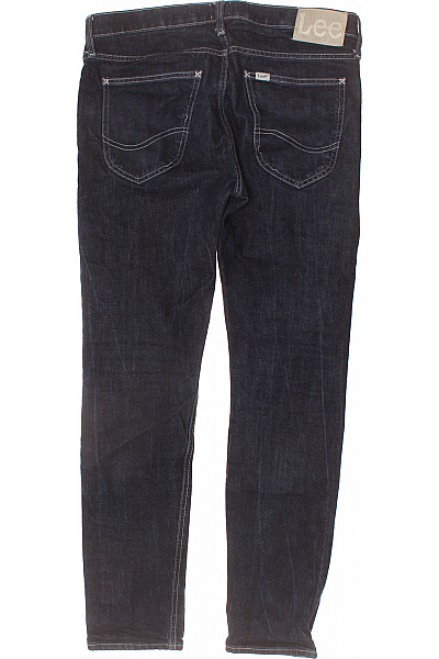 Lee  Pánské tmavě modré džíny rovné kapsy knoflíky klasické Vel. 32/32 | Lee  | obrázek 2