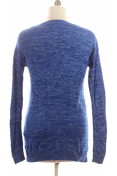 Hollister Dámský modrý melírovaný pletený kardigan s knoflíky a kapsami Velikost xs | Hollister | obrázek 3