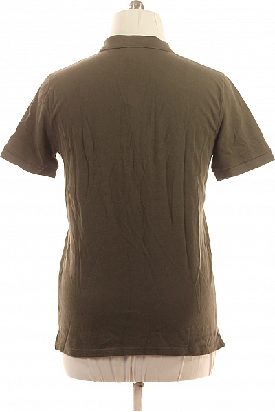 VERSACE Pánské khaki polo tričko krátký rukáv jednobarevné basic Vel. 2xl | VERSACE | obrázek 3