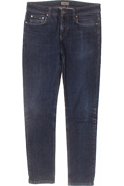 Filippa K. Dámské Bavlněné Tmavě Modré Džíny Strečové úzké Kapsy Klasické Velikost 32/32