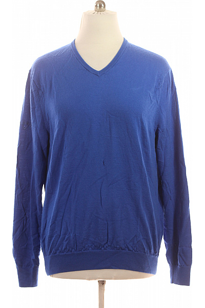 Callaway Pánský Modrý Pulovr Přes Hlavu Lehký Do Véčka Basic Velikost Xxl