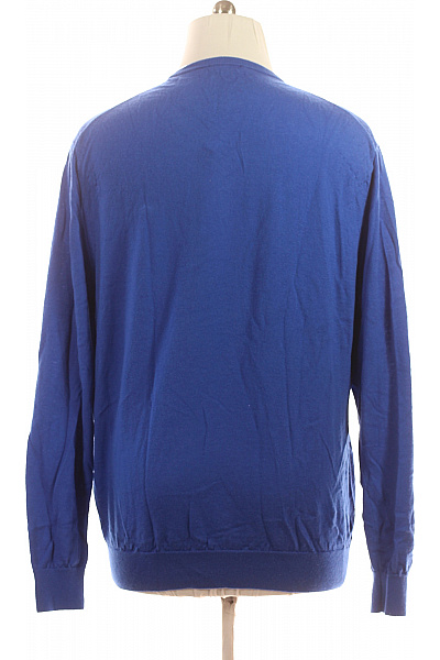 Callaway Pánský modrý pulovr přes hlavu lehký do véčka basic Velikost xxl | Callaway | obrázek 2