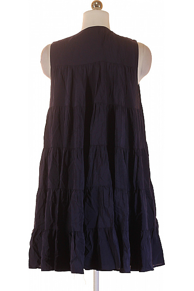 CLAUDIE PIERLOT Dámské viskózové šaty tunikové volné letní jednobarevné s výstřihem Vel. 36 | CLAUDIE PIERLOT | obrázek 2