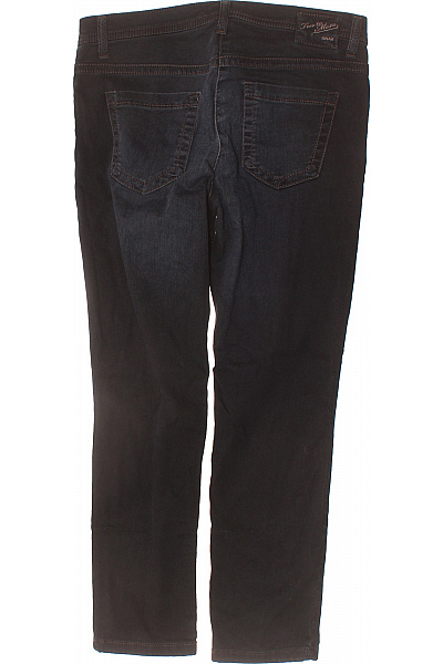 BRAX Dámské bavlněné džíny tmavě modré strečové slim fit zkrácené Vel. 38 | BRAX | obrázek 2