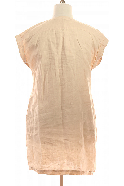 THE MERCER N.Y. béžové lněné šaty tunikové volné letní Vel. 42 | THE MERCER N.Y. | obrázek 2