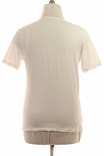 Hugo Boss Pánské tričko bílé basic s krátkým rukávem s kulatým výstřihem | Hugo Boss | obrázek 3