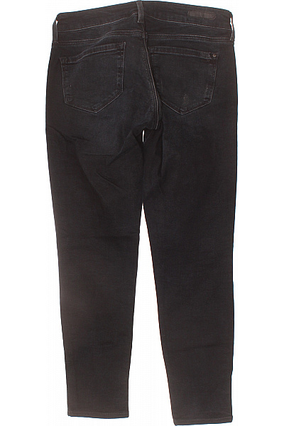 MAVI Dámské bavlněné černé skinny džíny seprané s dírami na kolenou Velikost 28/30 | MAVI | obrázek 2