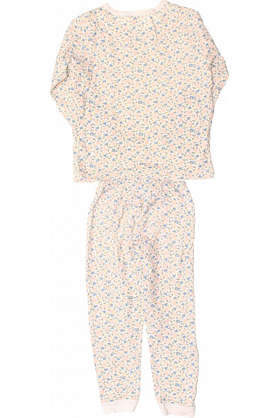 Petit-Bateau Dětská dívčí pyžamová souprava dlouhý rukáv kalhoty květinový vzor Vel. 116 | Petit-Bateau | obrázek 2