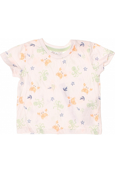 Ergee Dětské Tričko S Potiskem Krabů A Chobotnic Velikost 80