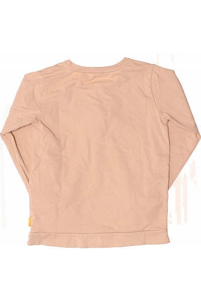 Steiff Dětská dívčí chlapecká mikina béžová s medvídkem výšivka dlouhý rukáv Velikost 122 | Steiff | obrázek 3